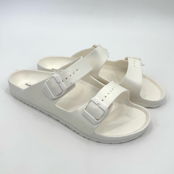 Sun + Stone Other - Sun + Stone Men's White Jude Slip-On Sandals Size US 12
